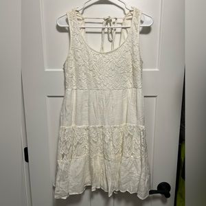 Speechless White Lace Mini Dress.